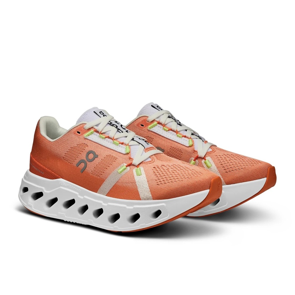 ON Running Cloudeclipse Womens Sz 5.5 Shoes‎ Flame/Ivory Running Shoes NEW